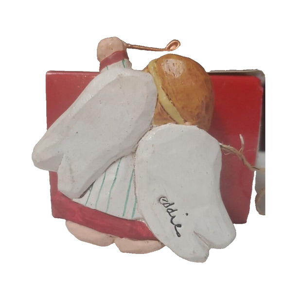 Eddie Walker Angel With A Drum Christmas Ornament - Picture 3 of 4